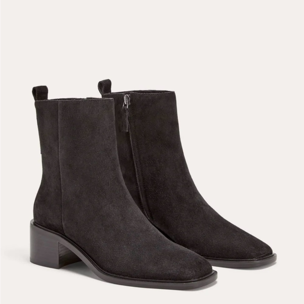 Everlane The City Boot 9W Black Suede